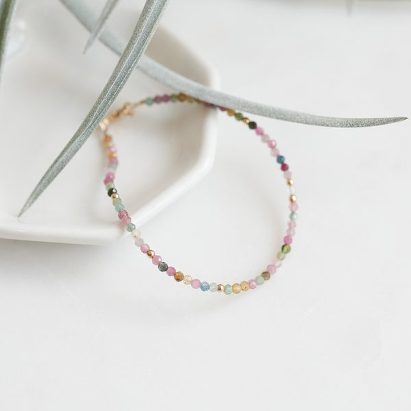 The Seeds of Harmony Bracelet — Watermelon Tourmaline