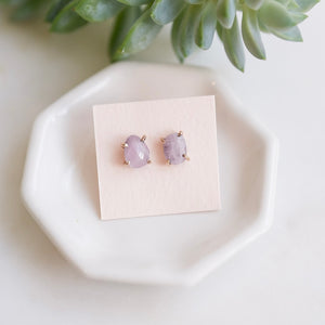Kunzite Studs