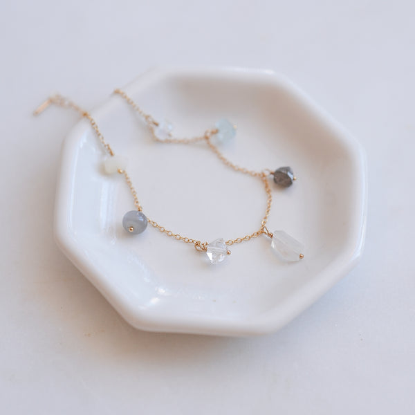 Cool Toned Charm Bracelet