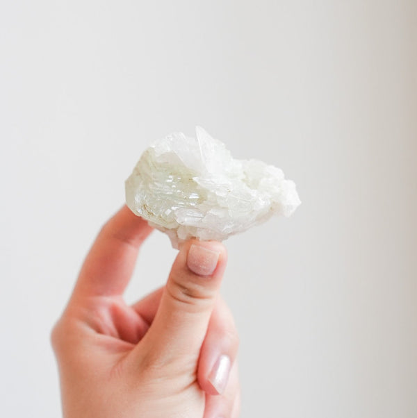 A Fine Datolite on Quartz Specimen