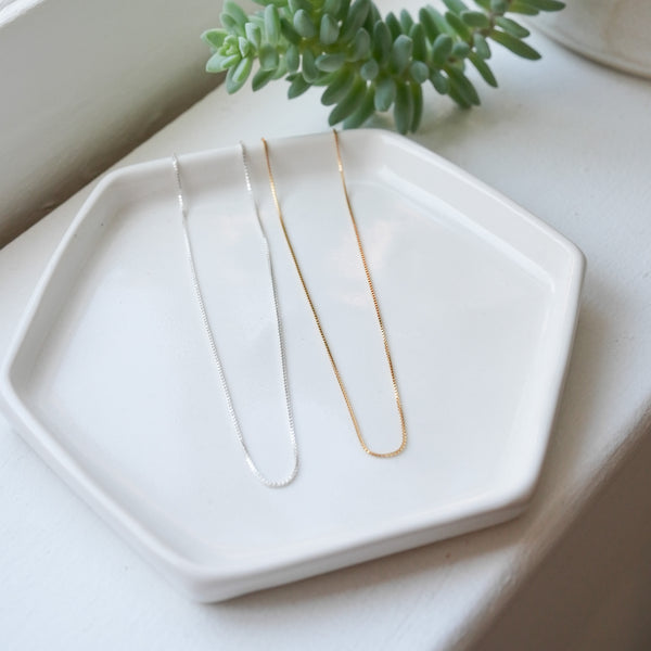 Sterling Silver Box Chains