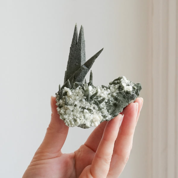 {Rare} Nepalese Quartz with Clinocore and Chlorite
