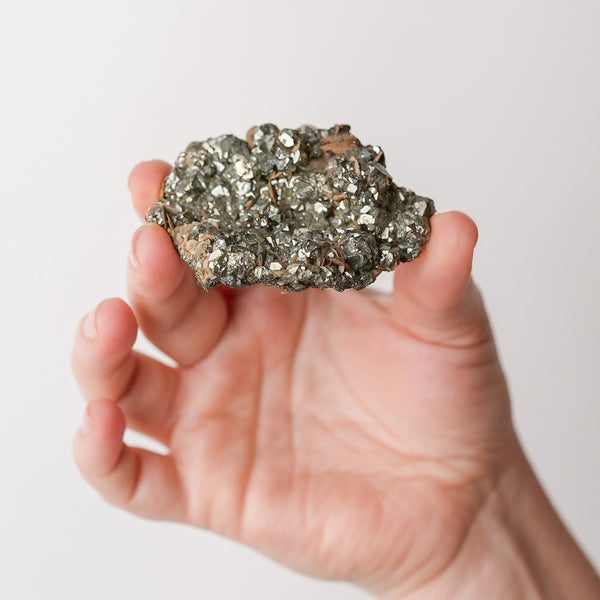 Siderite on Pyrite from Colorado
