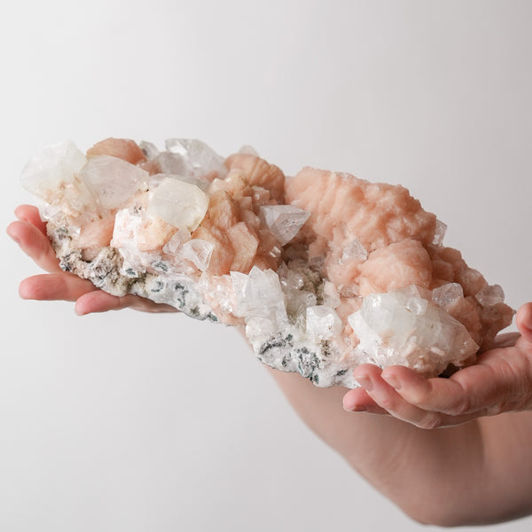 Gorgeous Peach Stilbite & Apophyllite