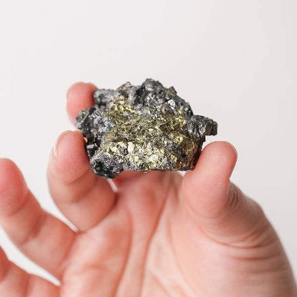 Golden Tetrahedrite Sphalerite from Peru