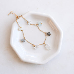 Cool Toned Charm Bracelet