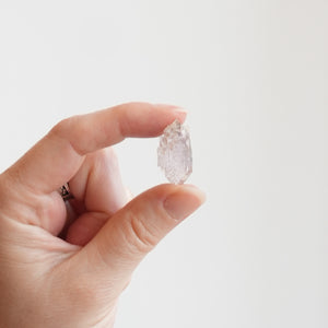 A Hint of Purple Quartz from New Mexico