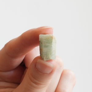 Aquamarine in Quartz Pair from Maine