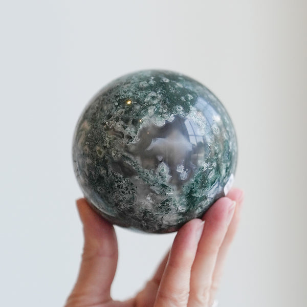 Moss Agate Sphere