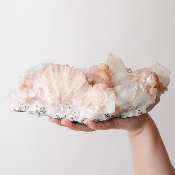Gorgeous Peach Stilbite & Apophyllite