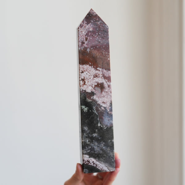 Deep Hued Ocean Jasper Tower
