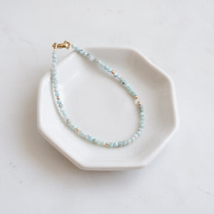 The Seeds of Flow Bracelet — Larimar