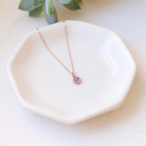 Nevada Purple Chalcedony Necklace