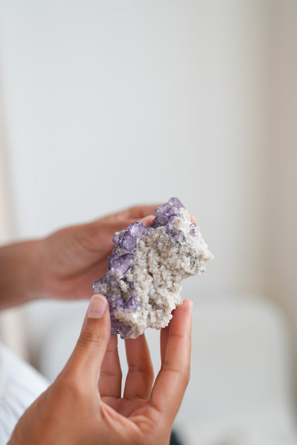 Incredible Elmwood Fluorite Cluster