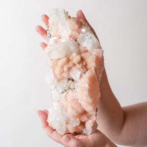 Gorgeous Peach Stilbite & Apophyllite