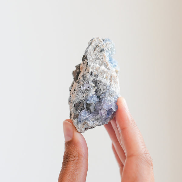 New Mexico Fluorite with Large Galena Cubes