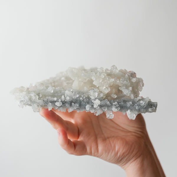 Super Sparkly Apophyllite on Chalcedony
