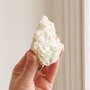 Coated Green Apophyllite and Stilbite