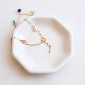 Jewel Toned Charm Bracelet