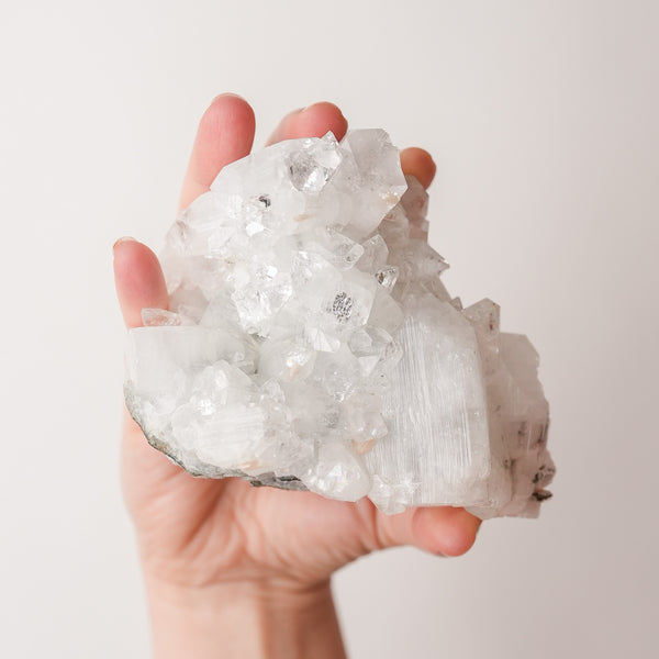 Bright Apophyllite from India