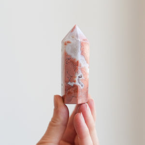 Cutie Petal Agate Tower #4
