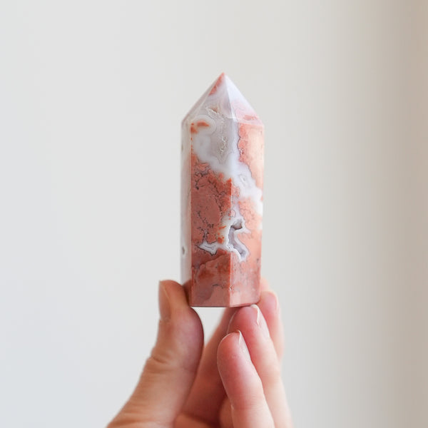 Cutie Petal Agate Tower #4