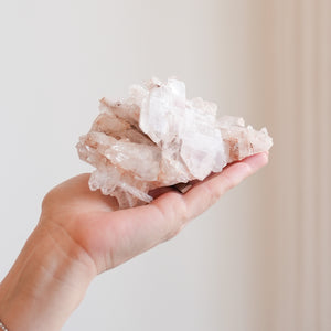 Tabular Pink Lithium Quartz