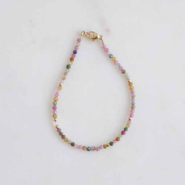 The Seeds of Harmony Bracelet — Watermelon Tourmaline