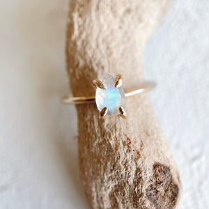 Moonstone Stacking Ring