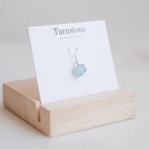 Faceted Aquamarine Charm