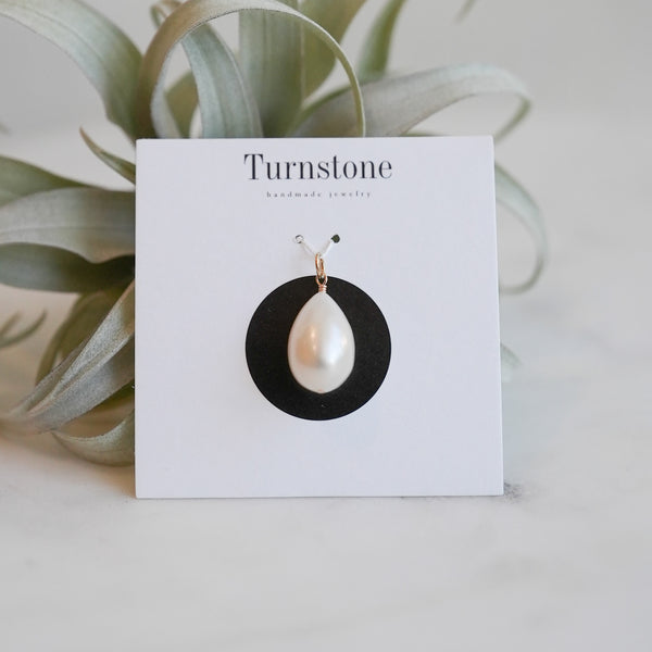 Baroque Freshwater Pearl Drop Charm