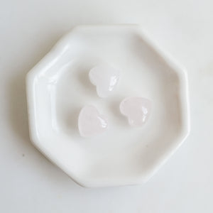 Rose Quartz Mini Hearts