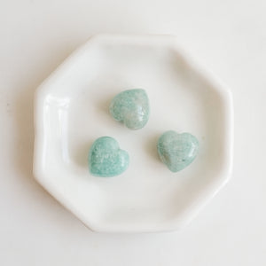 Amazonite Mini Hearts