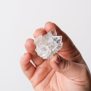 Sparkly Clear Apophyllite Clusters