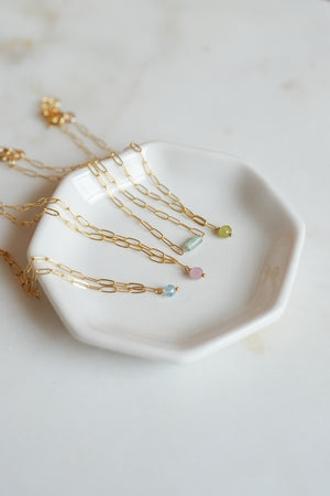 Rose Quartz Link Bracelet