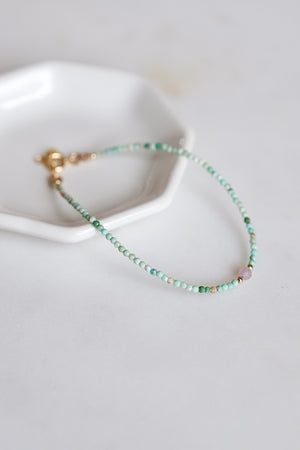 Turquoise with Rose Quartz Bracelet