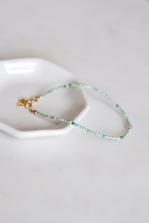 Turquoise with Rose Quartz Bracelet