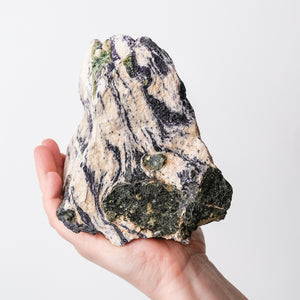 Unusual Fluorapatite with Fluorite in Calcite