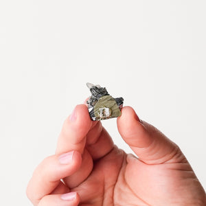 Calcite on Sphalerite and Galena Mini