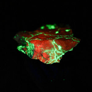 Willemite in Calcite {Fluorescent}