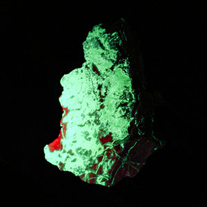 Willemite in Calcite {Fluorescent}