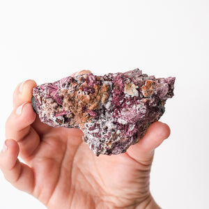 Erythrite, Quartz, Goethite, and Skutterudite