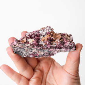 Erythrite, Quartz, Goethite, and Skutterudite