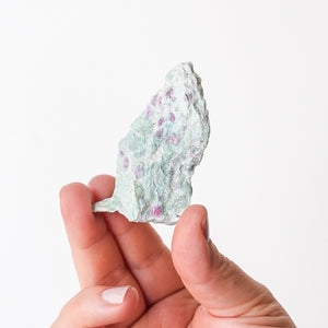 Corundum (Ruby) in Fuchsite