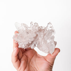 Pink Quartz Cluster (Lithium Quartz)