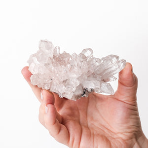 Pink Quartz Cluster (Lithium Quartz)