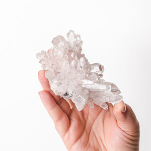 Pink Quartz Cluster (Lithium Quartz)