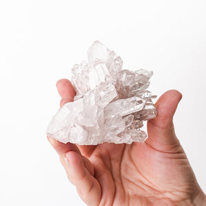 Pink Quartz Cluster (Lithium Quartz)