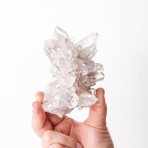 Pink Quartz Cluster (Lithium Quartz)