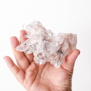 Pink Quartz Cluster (Lithium Quartz)